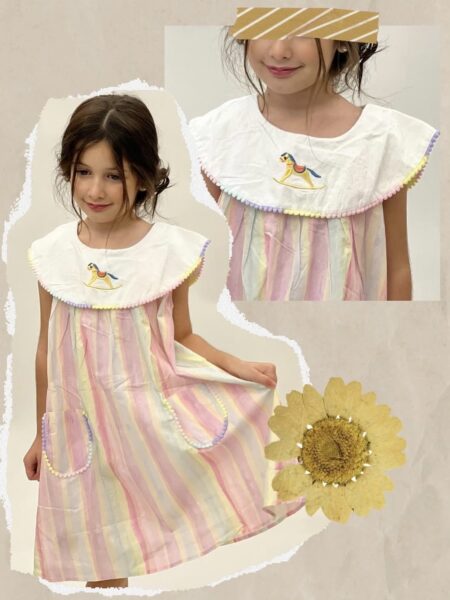 Dress With Horse Embroidery