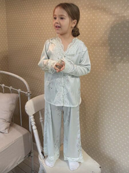 Elegant Lace Pajama Set